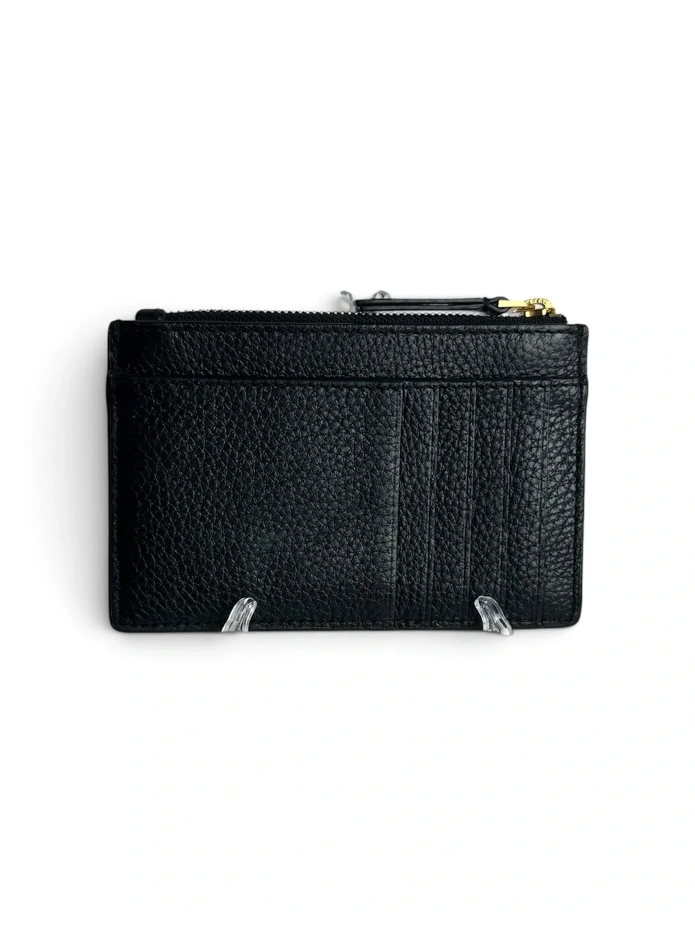 TORY BURCH | Britten Leather Zip Card Case - Picture 2 of 4